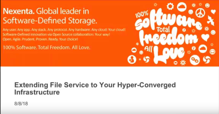 Extending File Services to Your Hyper-converged Infrastructure Webinar